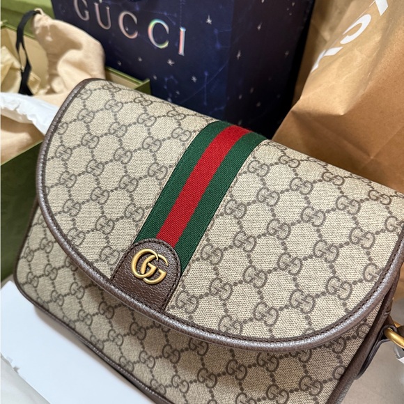 Gucci Handbags - Gucci GG Ophidia Shoulder Bag with Matching Gucci GG Ophidia Wallet